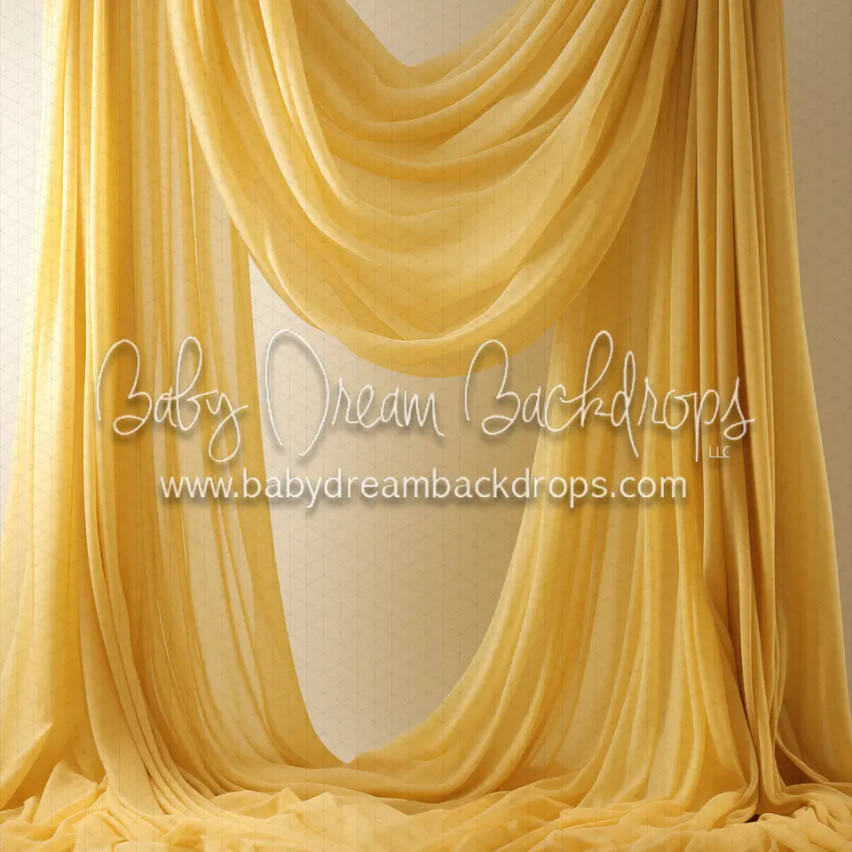 Art Drapes Buttercup Left Panel Wallpaper (Md)