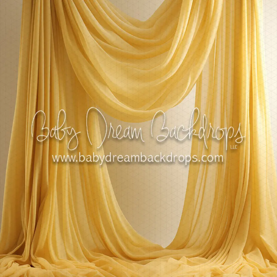 Art Drapes Buttercup Right Panel Wallpaper (Md)