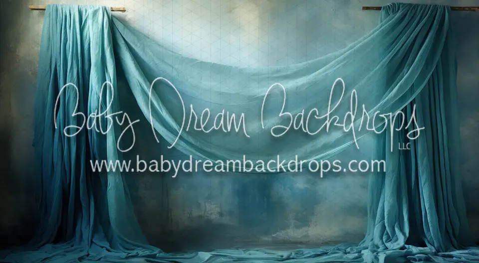 Carolina Blue Art Drapes (Medium)