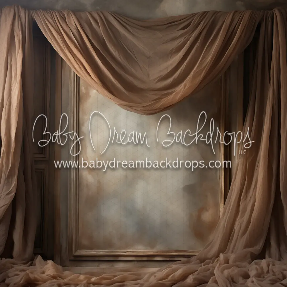 X Drop Art Drapes Fawn Left (Md) 1