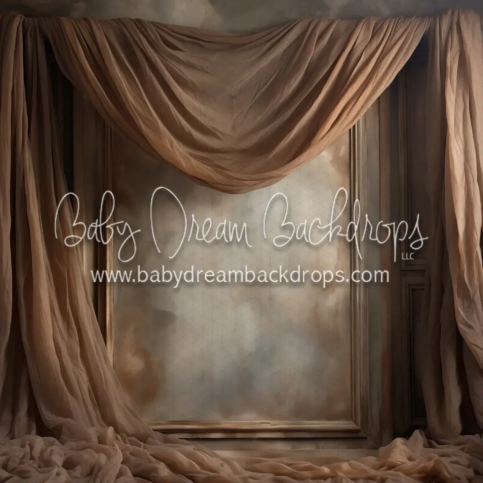 X Drop Art Drapes Fawn Right (Md) 1