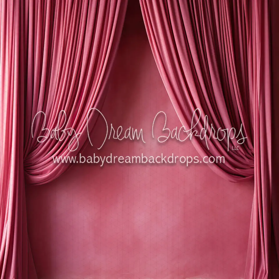 French Rose Art Drapes – Left Panel (Medium)