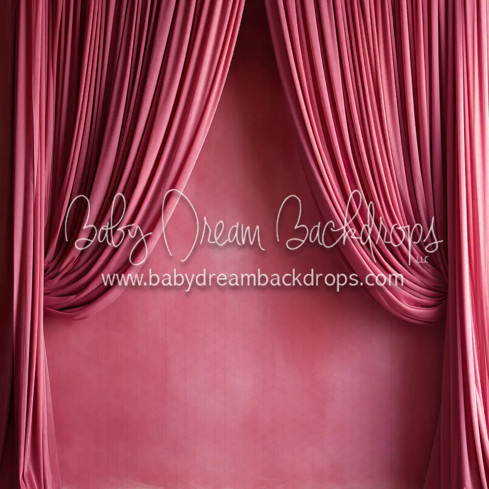 X Drop Art Drapes French Rose Right (Md) 1