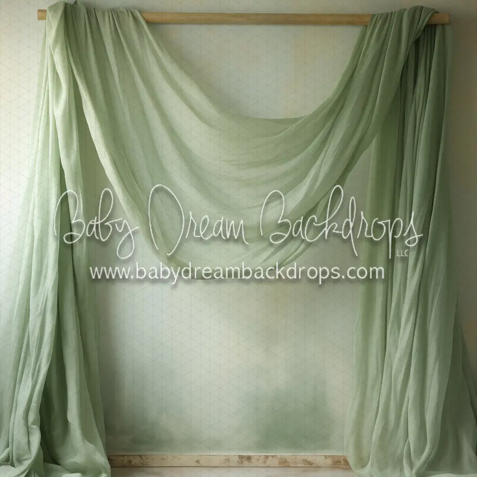 X Drop Art Drapes Laurel Left (Md) 1