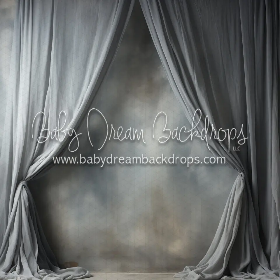 X Drop Art Drapes Storm Left (Md) 1
