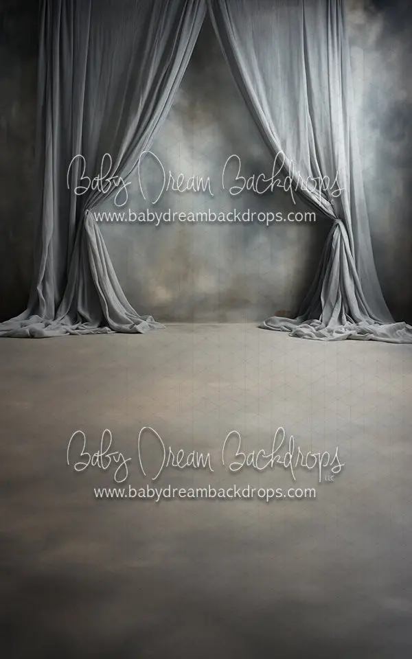 Art Drapes Storm Right Sweep Panel Wallpaper (Md)