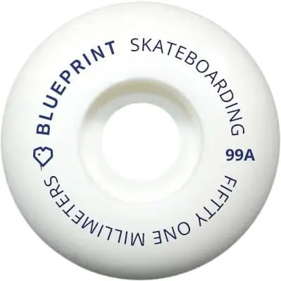 Blueprint Mini Heart Skateboard Wheels 4-Pack 2
