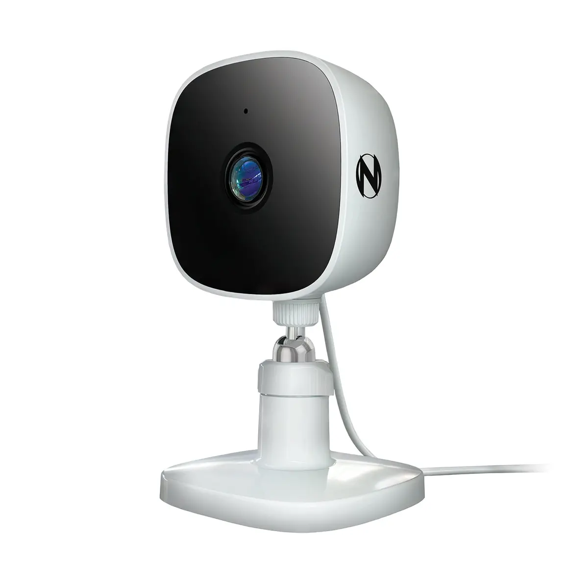 Refurbished Indoor Wi-Fi Ip Plug In 1080P Deterrence Camera With 2-Way Audio - White 1