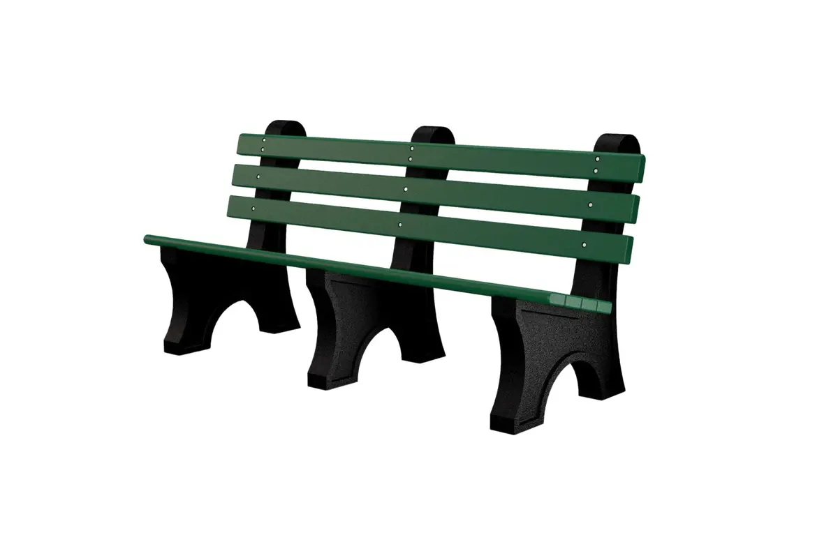 Comfort Park Avenue Recycled Plastic Park Bench 16