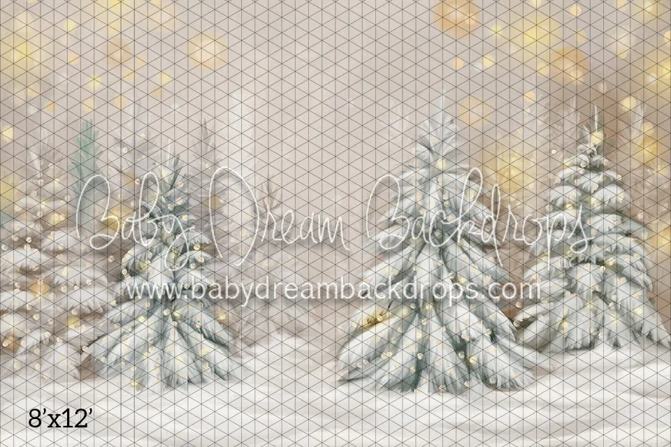 Divine Frosty White Bloom Holiday Brush Set (BD)