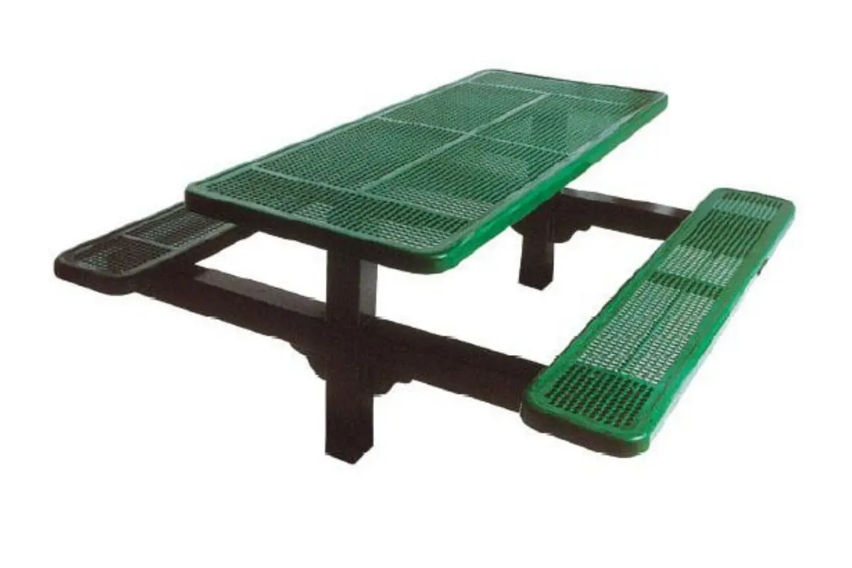 Dual Pedestal Diamond Picnic Table 1