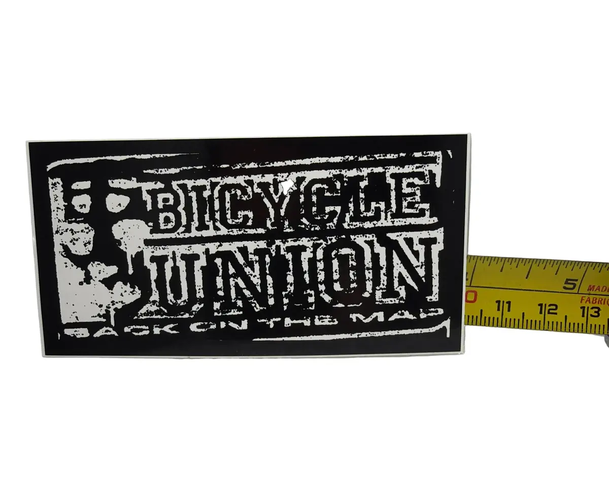 Bicycle Union Back On The Map Sticker (2010) 1