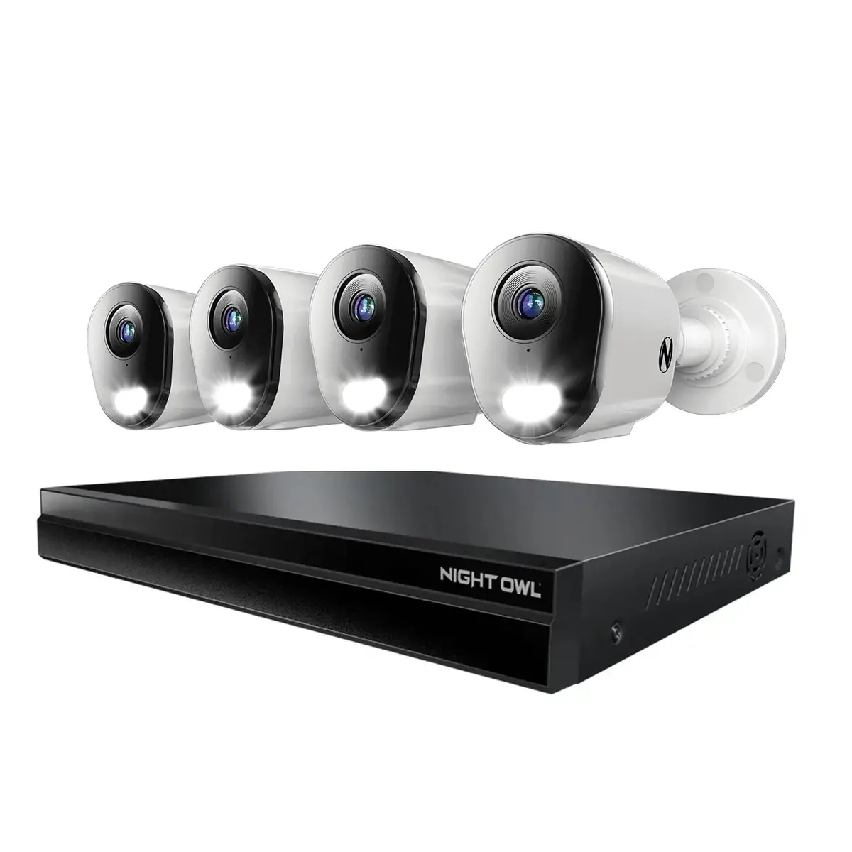 24 Channel 12Mp Envr With 2Tb Hdd And 4 Wired Ip 4K Bullet Cameras W 2-Way Audio - 8 Poe Ports 1
