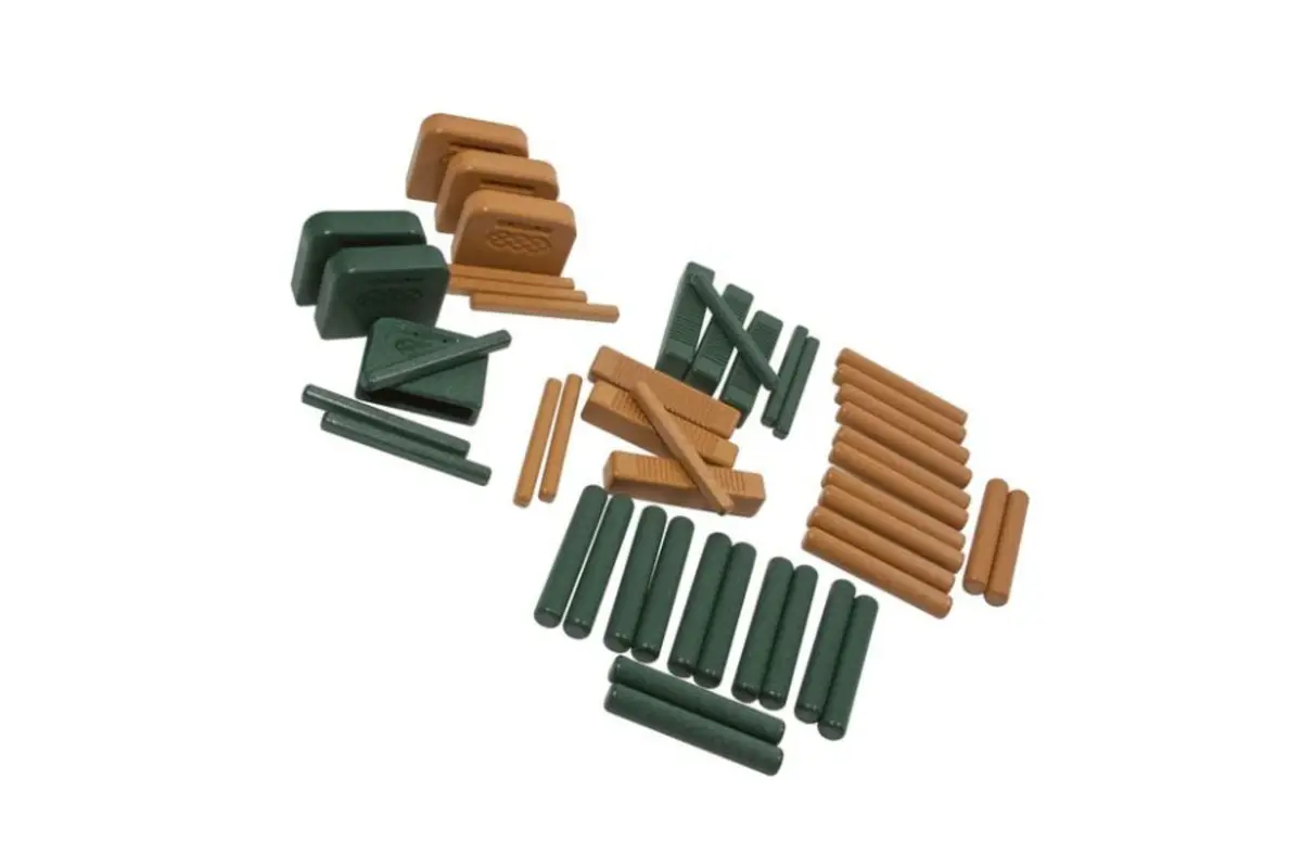 Eco Percussion Set (24 Recycled Plastic Instruments) - Green/Cedar 1