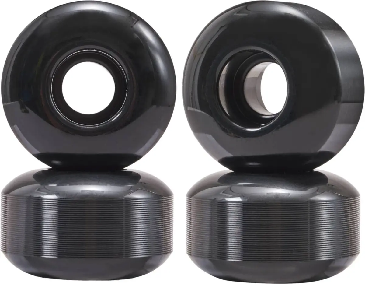 Essentials Black Skateboard Wheels 4-Pack 1