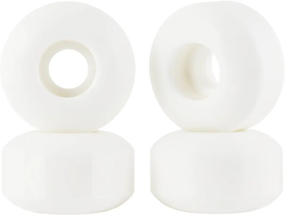 Essentials White Skateboard Wheels 4-Pack 1