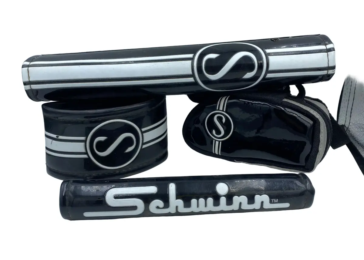 Mid School Schwinn Pad Set + Frame Bag (Black) 1