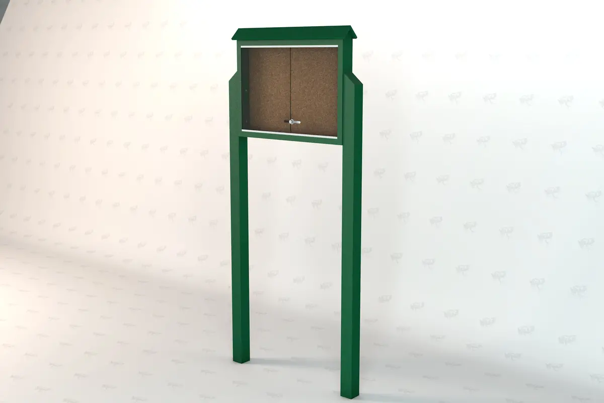 Medium Recycled Plastic Standard Message Center 4