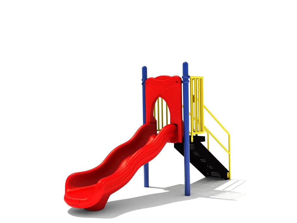 3 Foot Single Freestanding Wave Slide 1