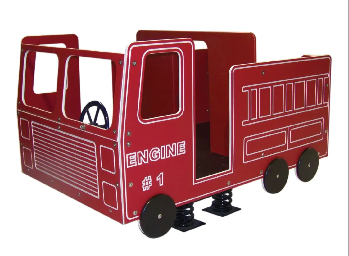 Fire Truck Multi Spring Rider 1