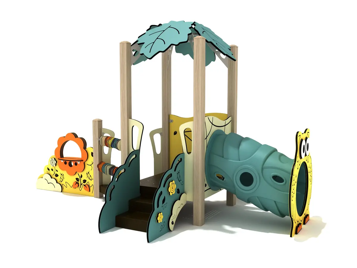 Banana Shrub Canopy Mini Play Structure 1