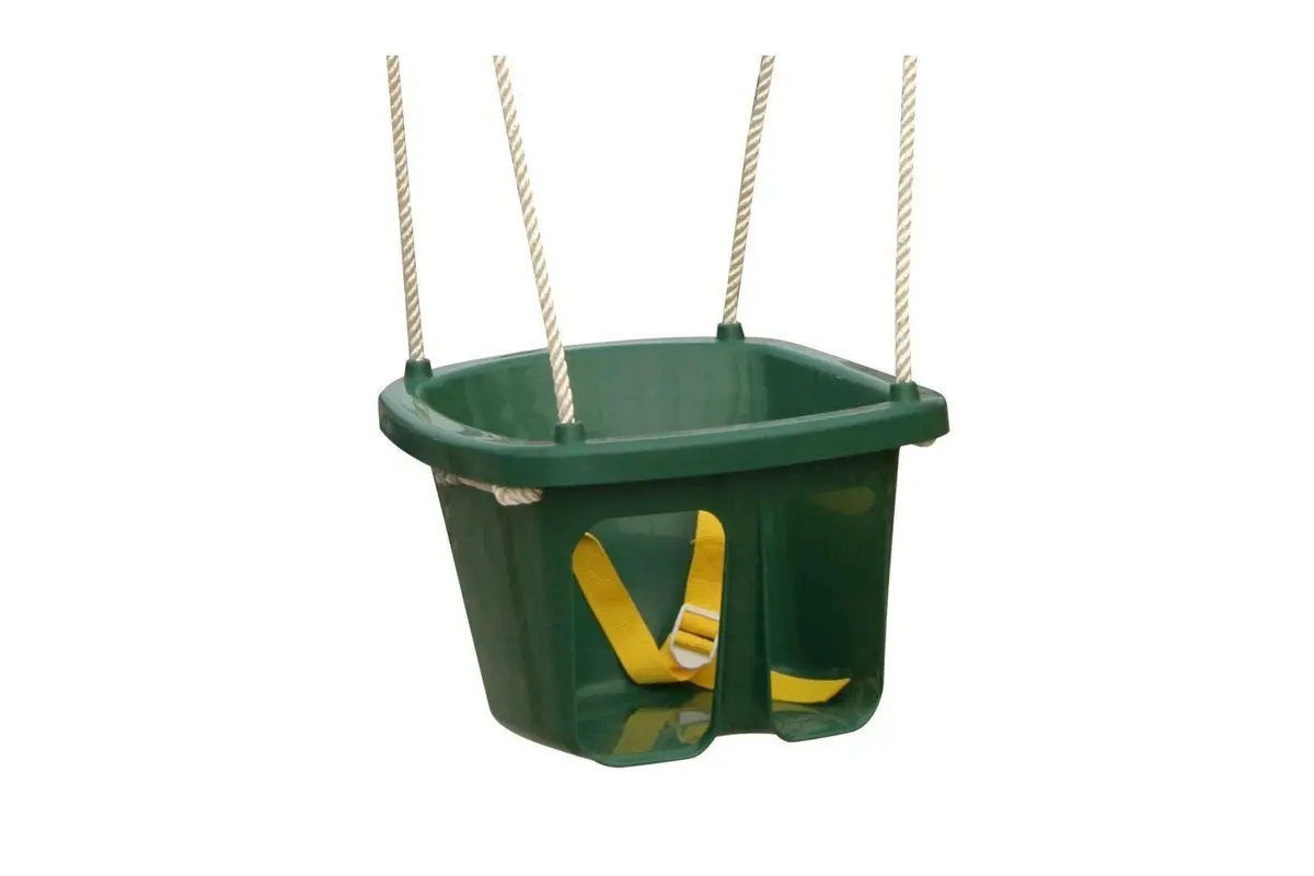 Green Infant Bucket Swing 1