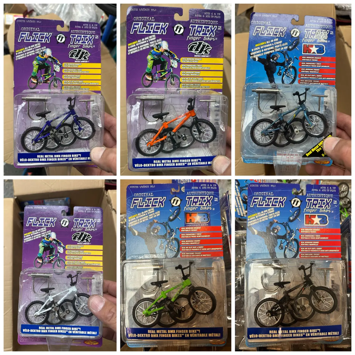 Flick Trix Mid School Finger Bmx Bikes (1999) 1