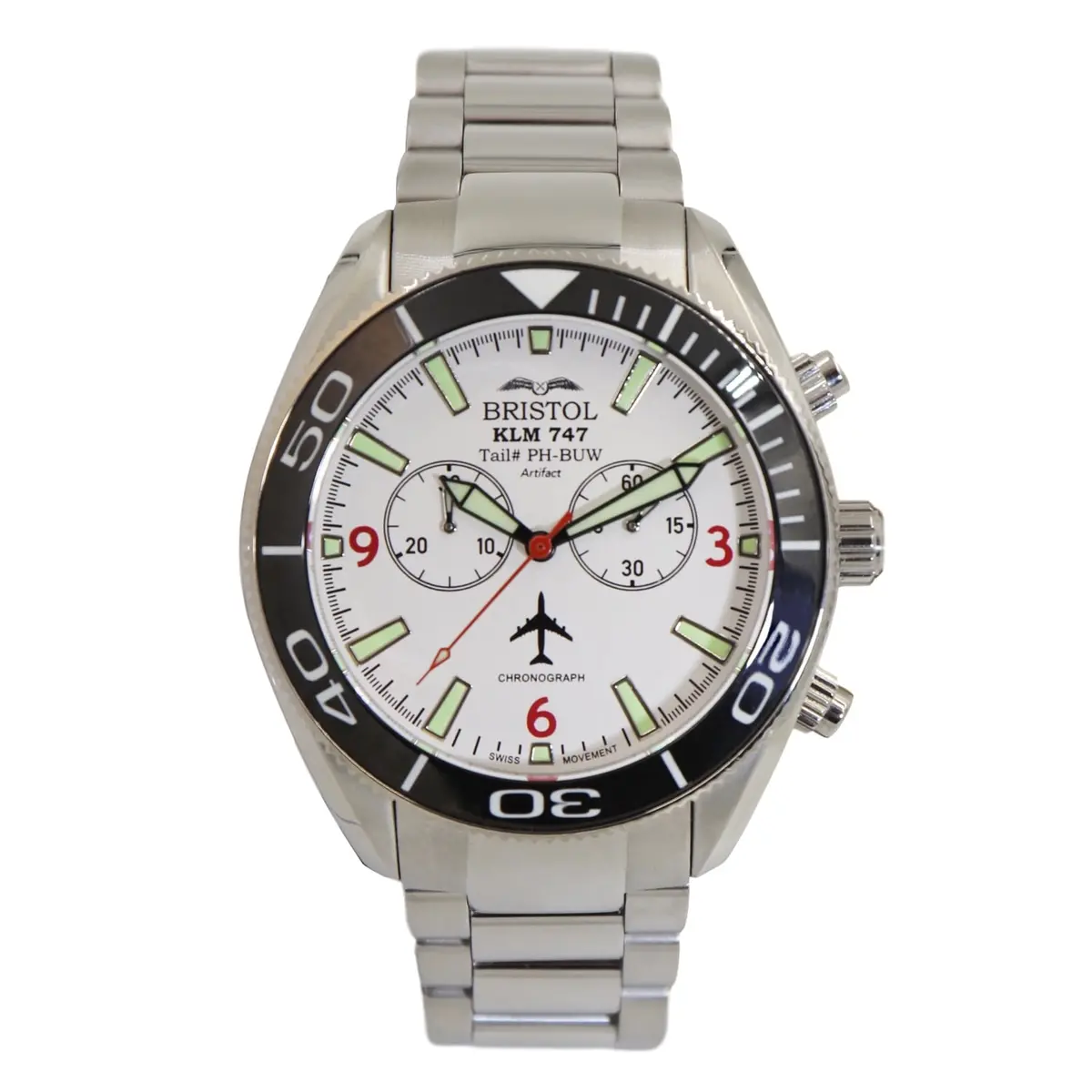 747 Tribute - Stainless Steel, White Dial 1