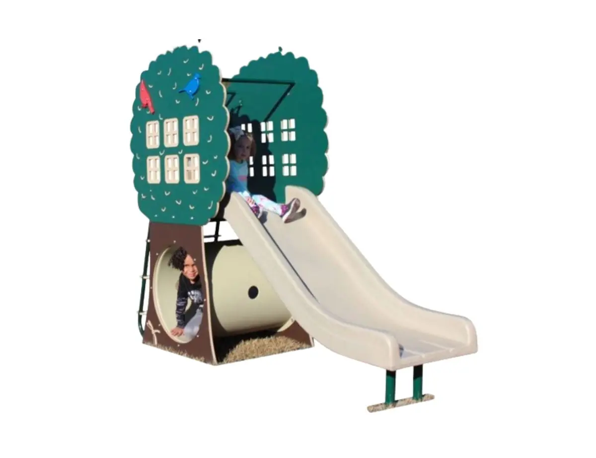 Treehouse Fun Slide 1