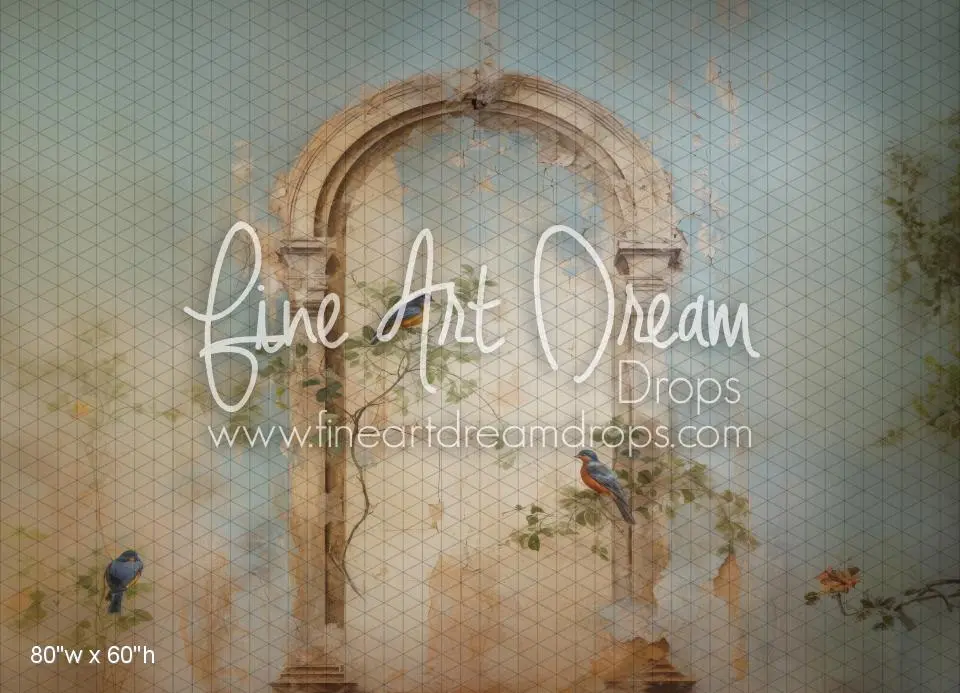 Italian Fresco Arch Iii (Wm) 1