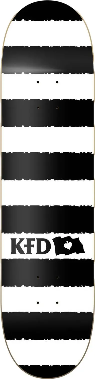 Kfd Stripes Skateboard Deck 1