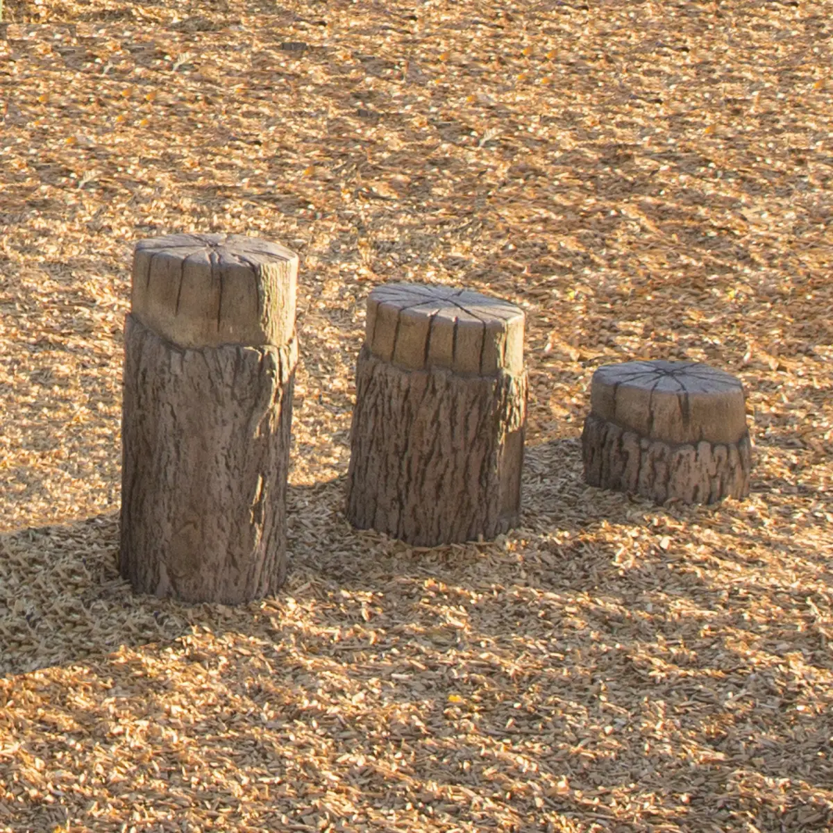 Nature Themed Tree Stump Steppers - Set Of 3 1
