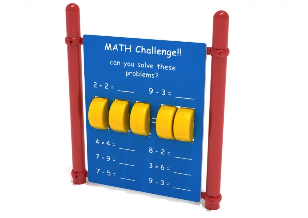 Freestanding Math Panel With Posts 1