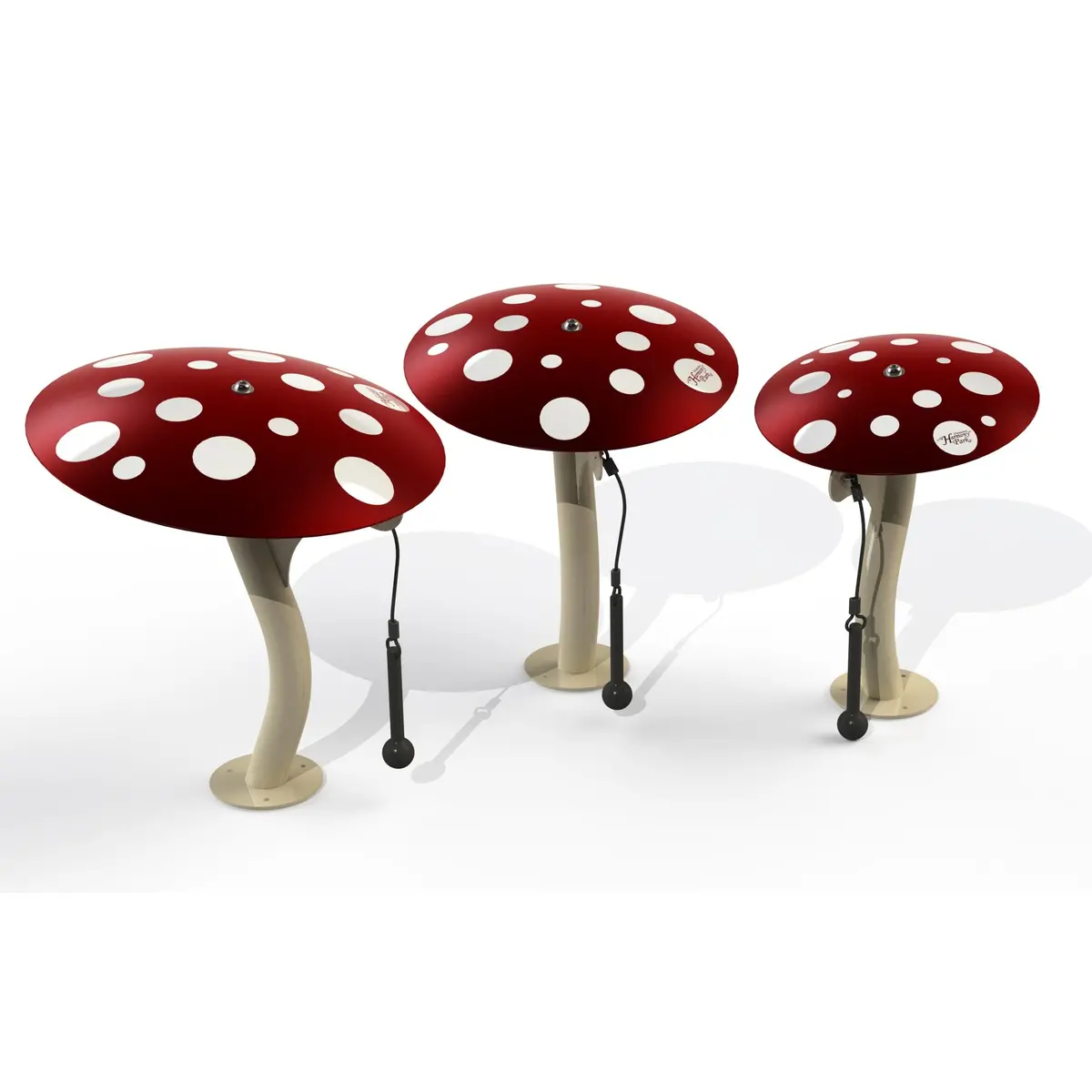 Mushrooms Ensemble Musical Park Instruments - Freenotes Harmony Park 1