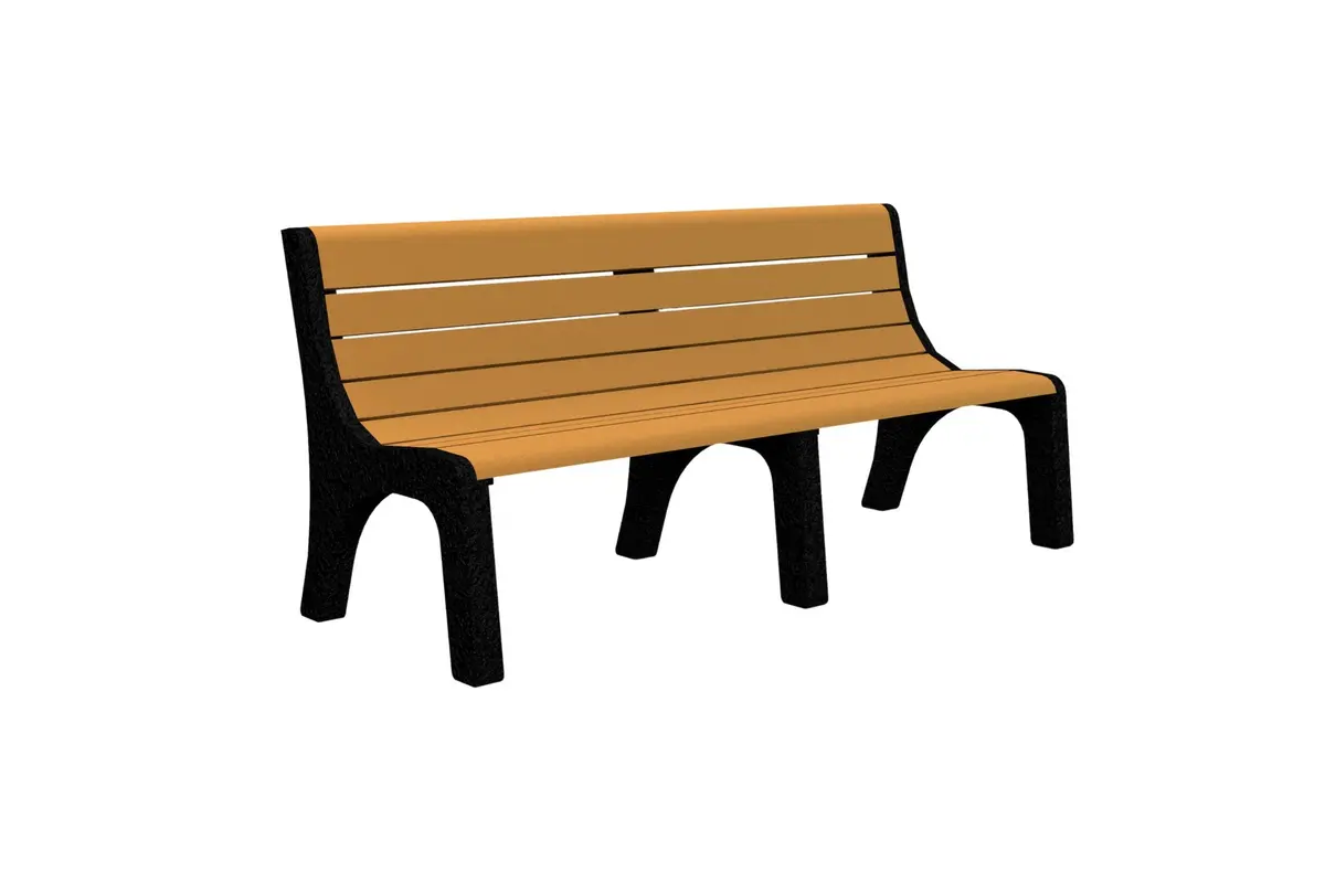Newport Recycled Plastic Park Bench 1