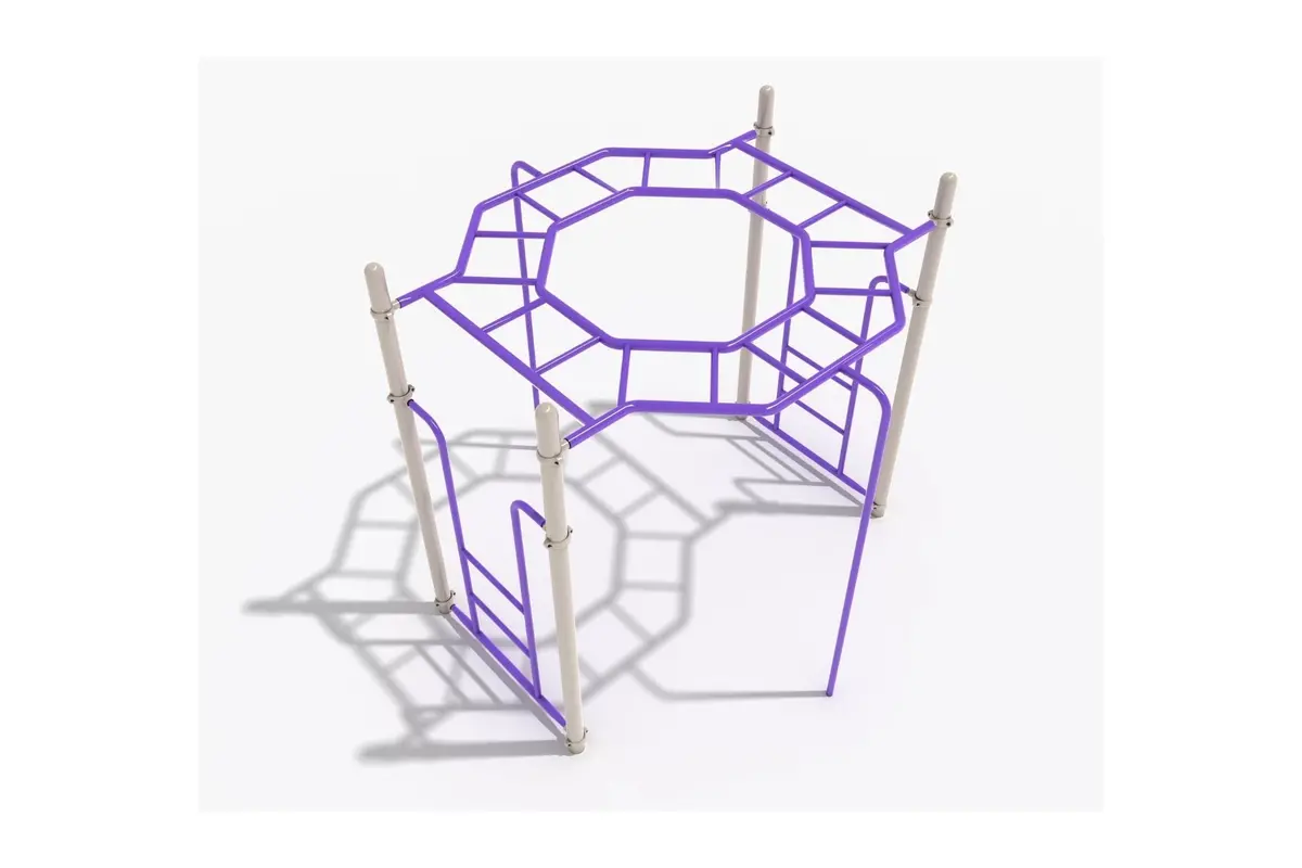 Octagon Overhead Rung Monkey Bar 1