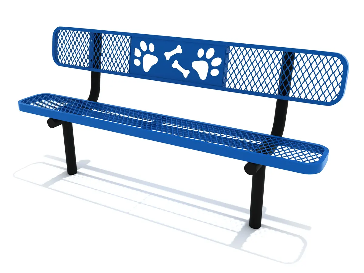 6 Ft Dog Park Bench 1