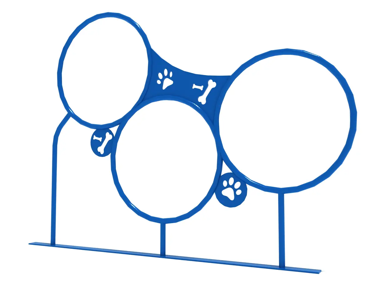 Three Hoop Dog Rings 1