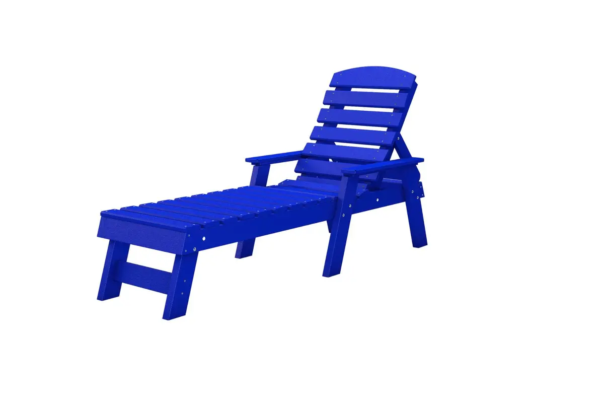 Pensacola Recycled Plastic Adirondack Lounger 1