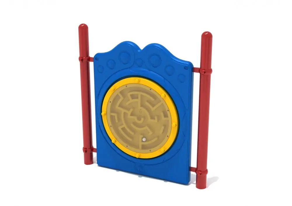 Freestanding Ball Maze Panel With Posts 1