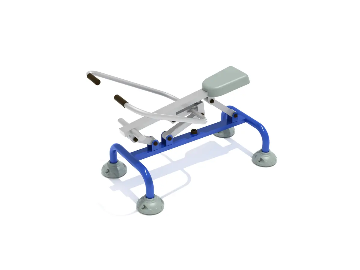 Single Station Rower Park Exercise Equipment 1