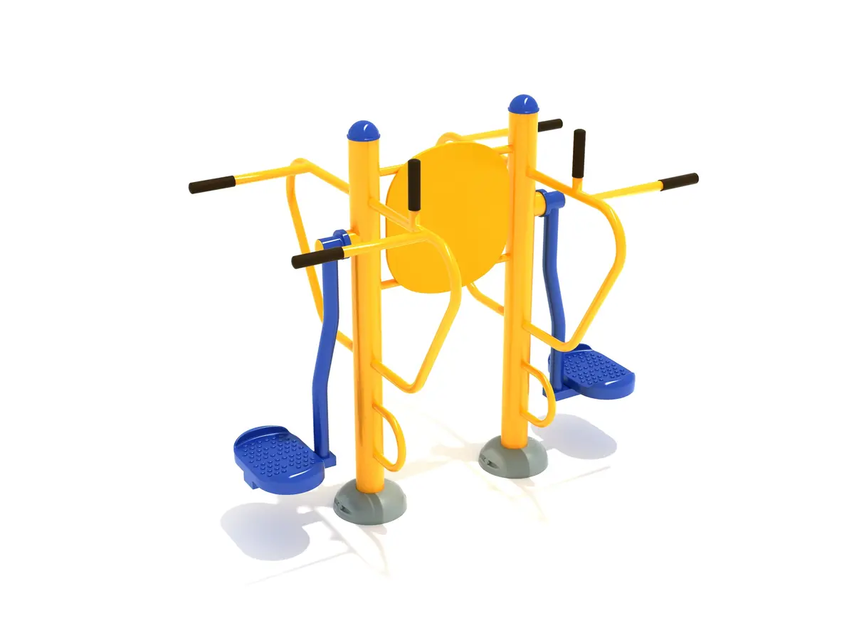 Double Station Pendulum Swing With Leg Lift 1