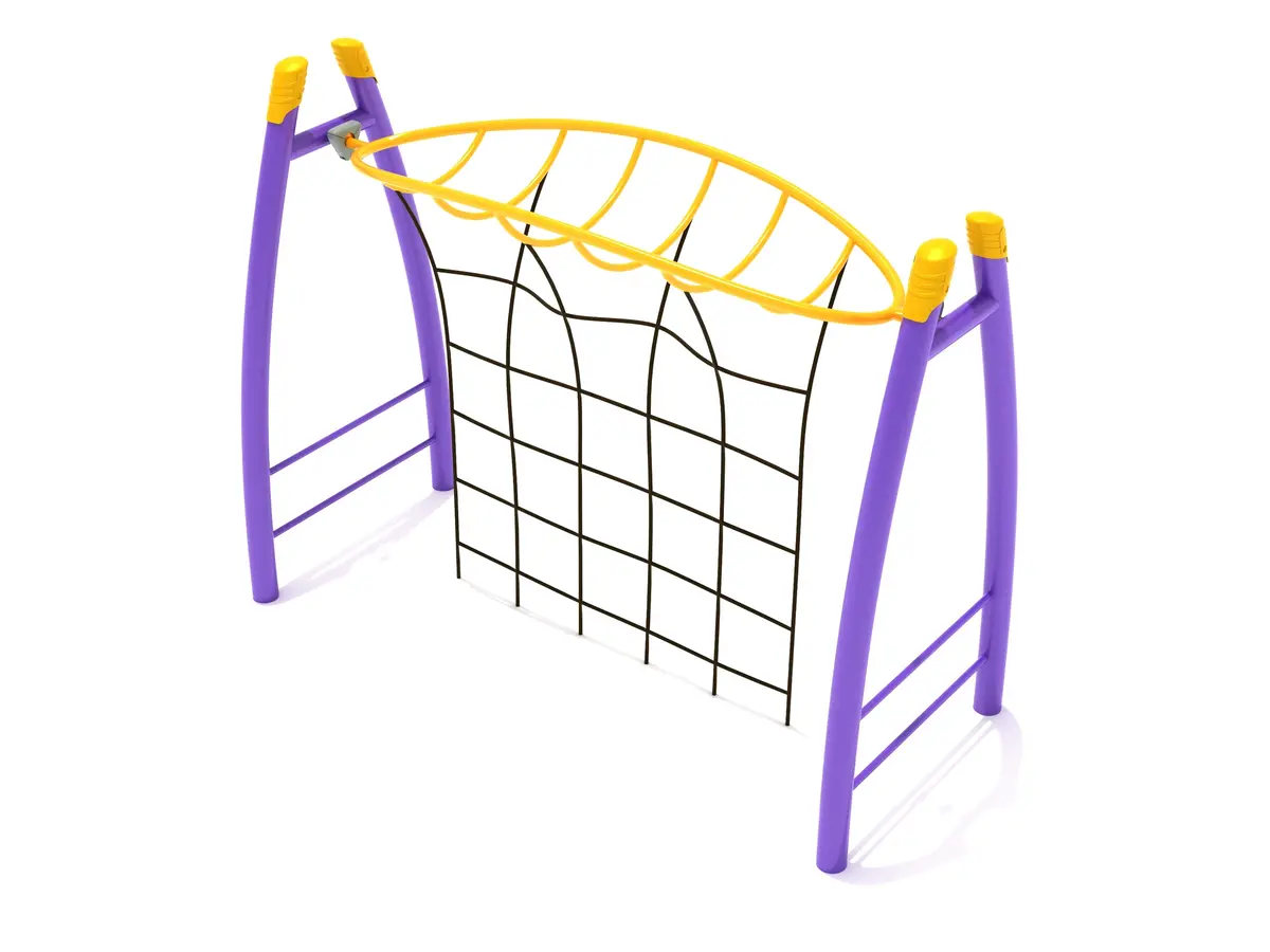 Curved Post Overhead Inverted Horizon Climber With Rope Attachment 1