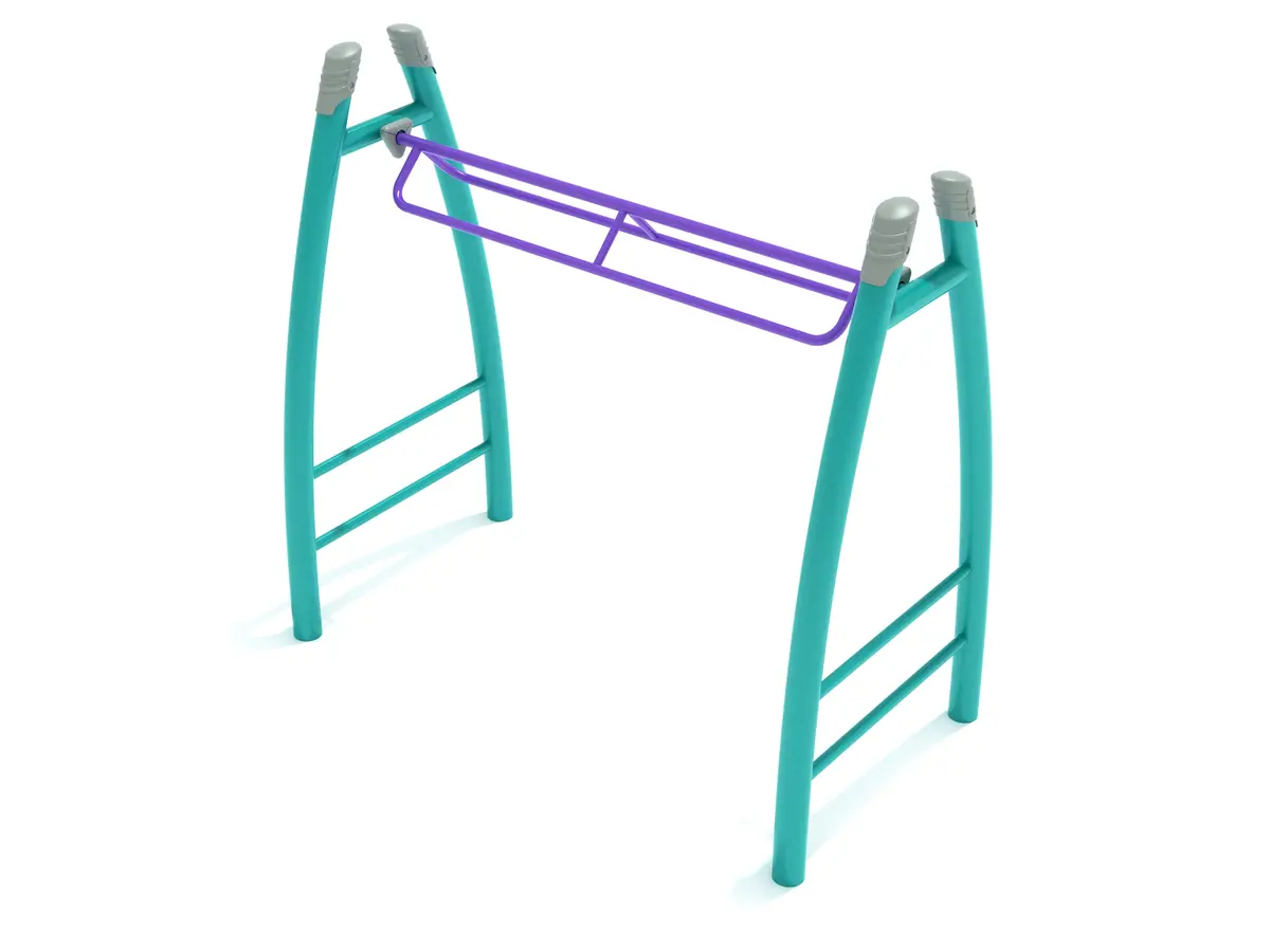 Curved Post Overhead Parallel Bar Climber 1