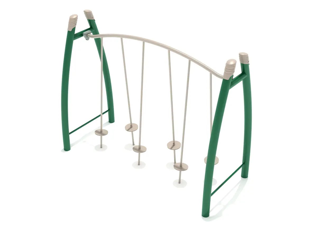 Curved Post Tilted Lily Pad Bridge 1