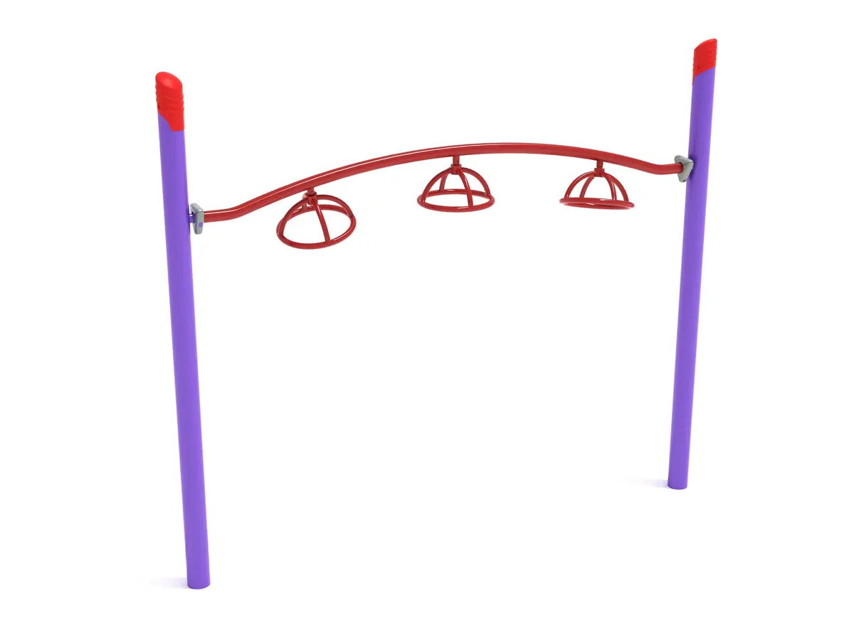 Single Post 3 Wheel Overhead Spinner 1