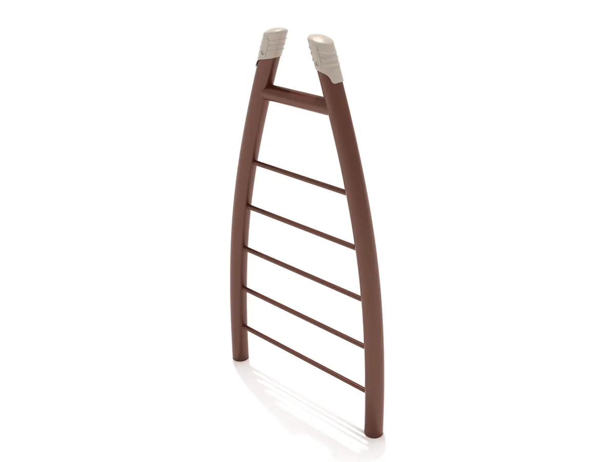 Curved Post Straight Rung Vertical Ladder 1