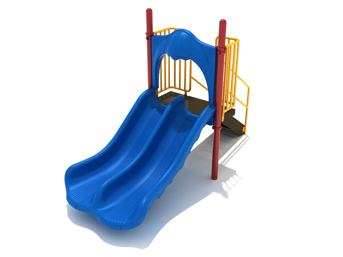 Double Straight Slide - 3 Foot Deck 1