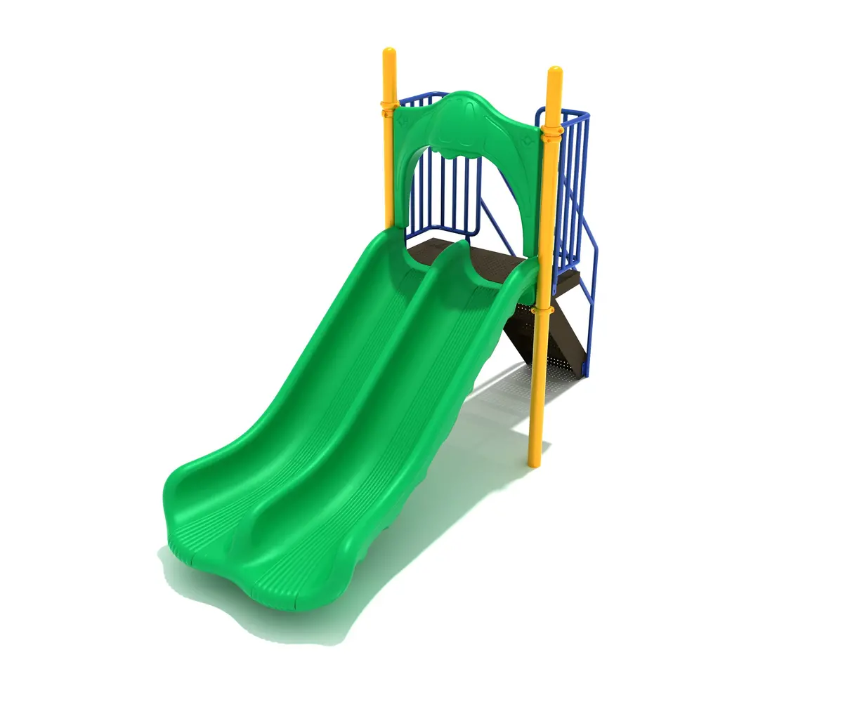 Double Straight Slide - 4 Foot Deck 1