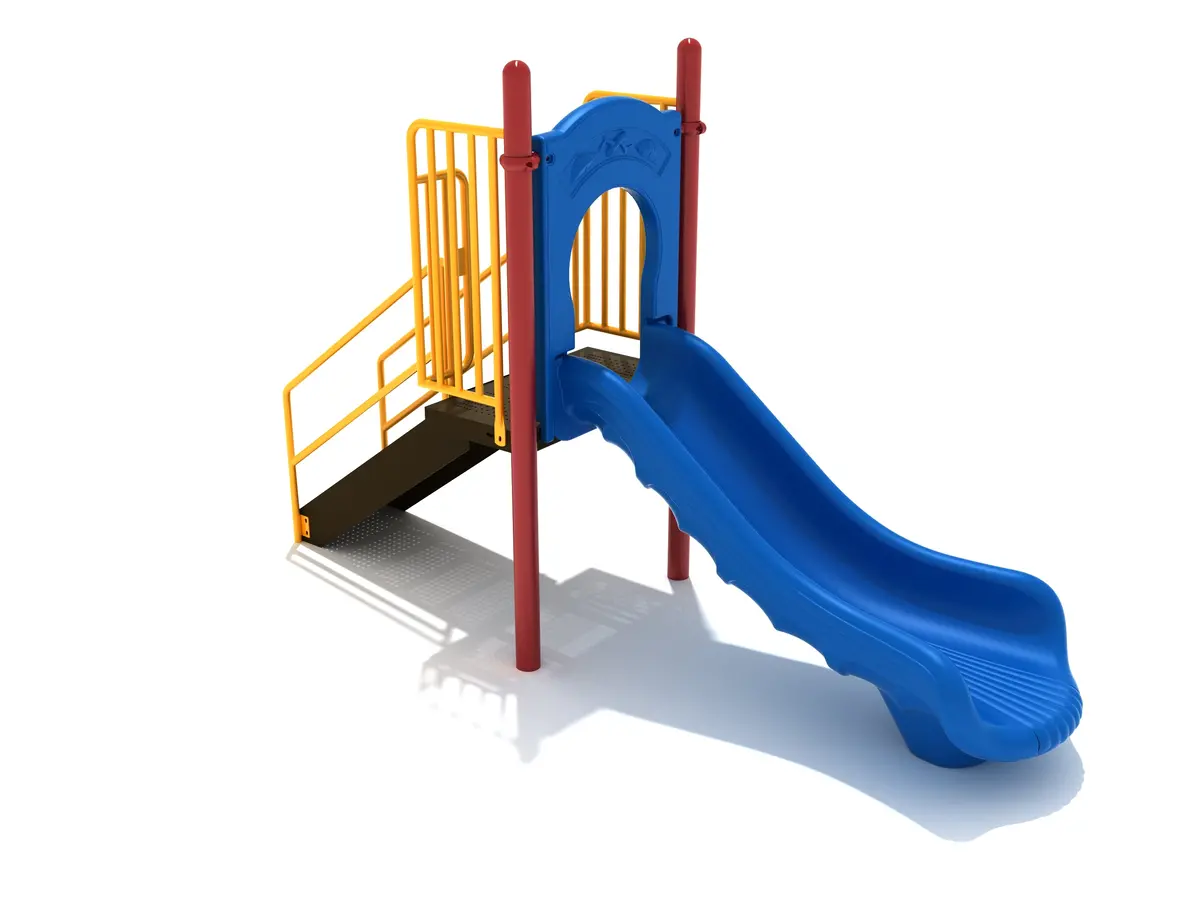 3 Foot Freestanding Single Straight Slide 1